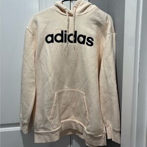 Oversized adidas Light Cream Pullover Hoodie